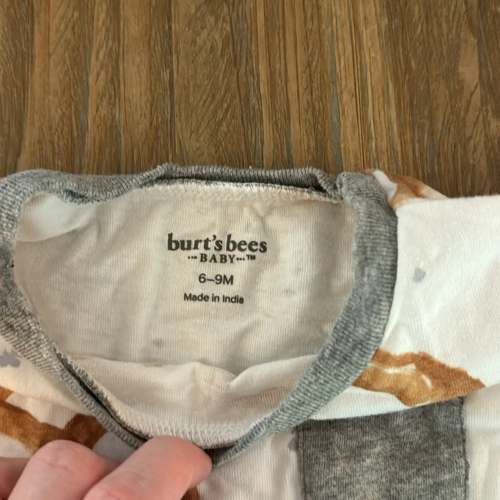 Burt’s Bees Baby Pretzel Romper Unisex - Picture 3 of 4